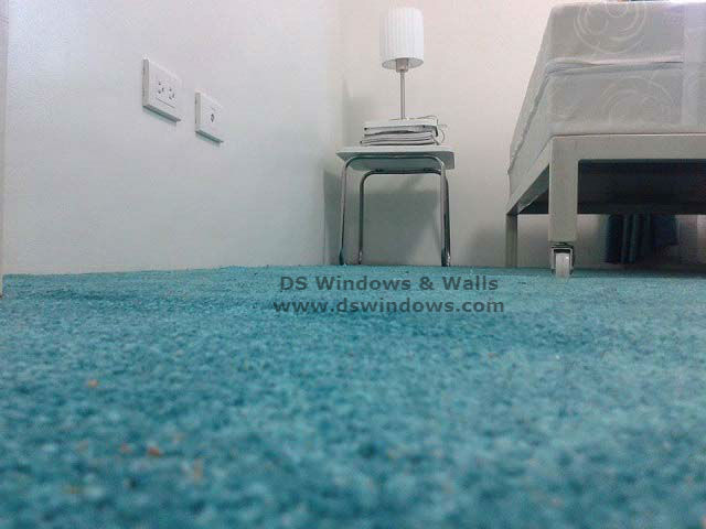 Condo 24 113 Mint Cut-pile Carpet Installed in Palm Village, Makati City Philippines