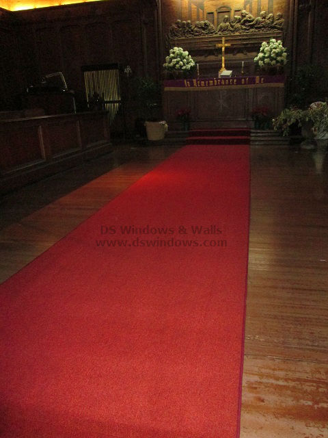 Red Broadloom installed at Ermita Manila, Philippines