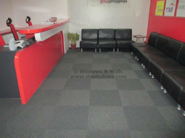 Carpet Tile for Reception Areas - Mandaluyong City, Philippines