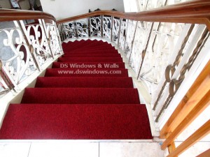 Glamorous Makeover For Staircase Using Red Carpet - Quezon City, Philippines