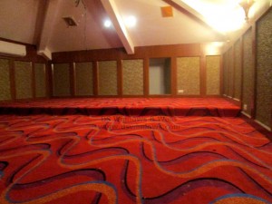 Broadloom Cut Pile Carpet in Transforming an Attic Room to a Home Theater - Pasay City, Philippines
