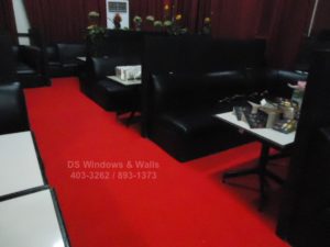 Bright Red Carpet for Night Club Bars