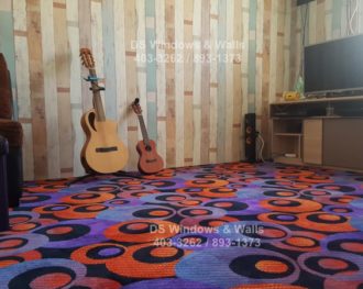 Kids Bedroom Carpet and Wallpaper Interior Design : Taguig Installation