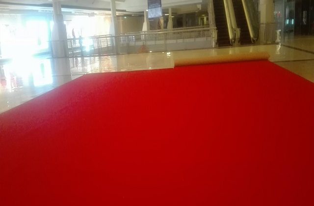 Mall Red Carpet Installation for Events and Exhibits at Festival Mall