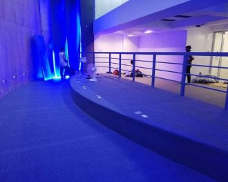 Floor and Wall Carpeting Halls for Conventions, Exhibits and Special Events