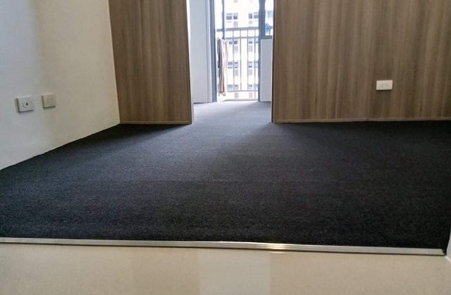 Nylon Carpet Tile Installation for Building Corridors : Makati Project