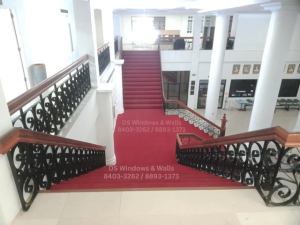 red carpet stairs